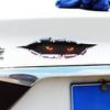 Car Stickers 3D Simulation Stereoscopic Car Stickers Men Black Panther Eyes Peeking Car Stickers Beauty Simulation Eyes Peeking