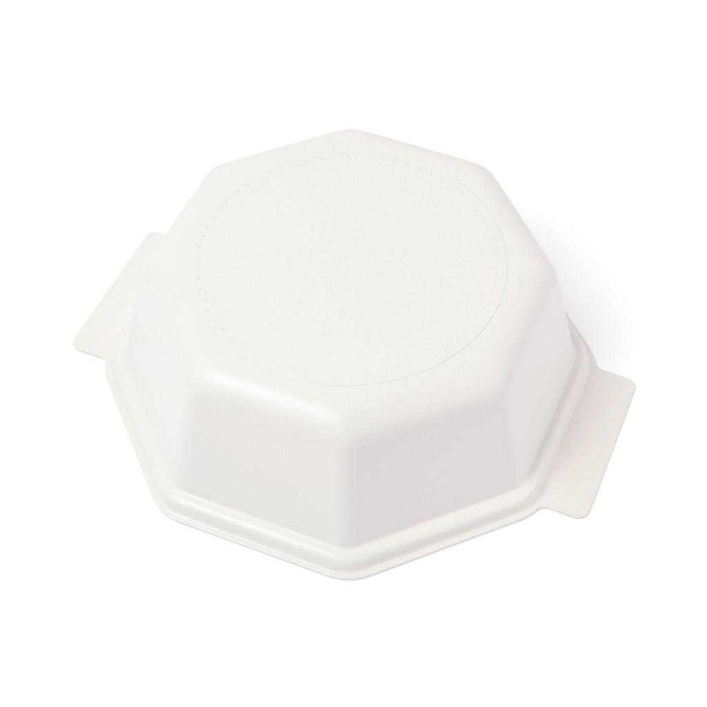 Francfranc Diamond Lightweight Cooking Pot 25cm White, 3-4 servings, Double-handled pot, Suitable for direct heat and induction cooktops, Ceramic