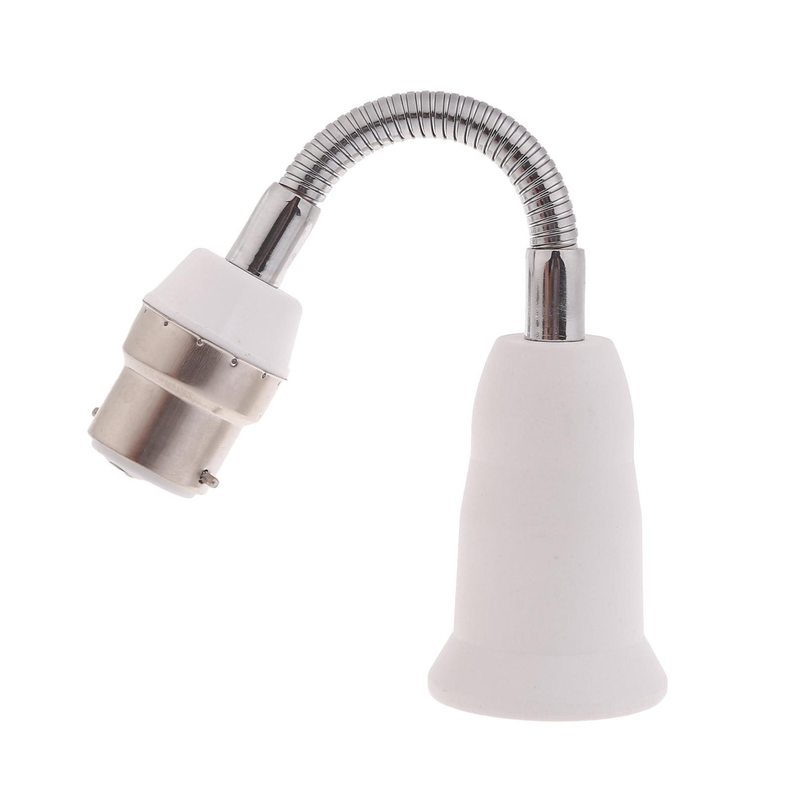 

Универсальный адаптер для удлиненного патрона лампы B22 - E27, вращающийся на 360 градусов, конвертер патрона лампочки для различных светодиодных ламп 10CM
