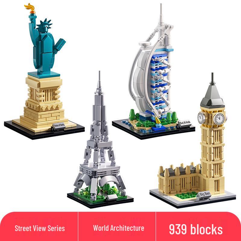 Lele Brothers Compatible Building Blocks: Educational Interlocking House Model for Kids