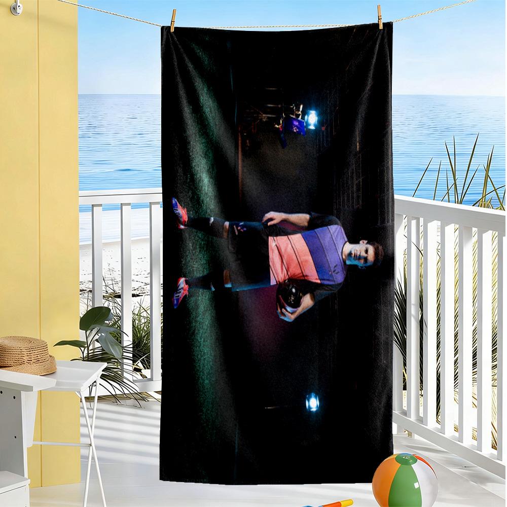 Messi Celebrates Victory Beach Towel Super Soft Microfiber Quickdry Fabric Comfortable Lightweight