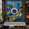 Wall Tapestry Club Brugge FC Print Custom Name Text Wall Hanging Home Decor