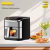 2026 Advanced 4L/6L/8L Air Fryer with Top and Bottom Heating, Large Color Screen