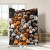 Fluffy Animal Face Print Throw Blanket Cozy Sofa Couch Bed Decor Christmas Gift Plush Polyester Fuzzy Wearable Home Xmas Gift