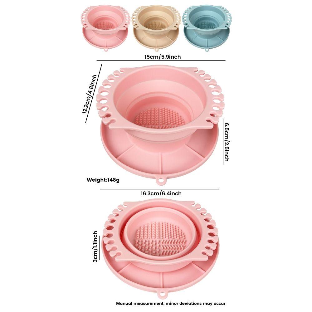 Egg Shape Brush Cleaning Tool Dry Cleaning Design Brush Storage Set  Home Use
