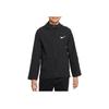 Nike Dri-FIT Black/White Boys' Woven Training Jacket DO7095-010