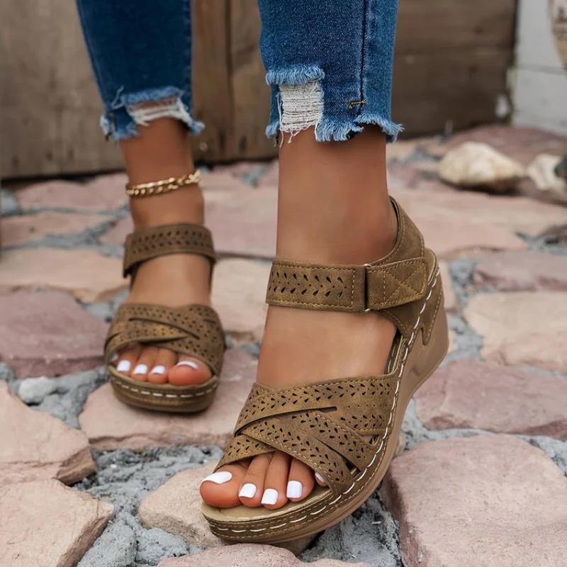 Fashion Women High Heels Shoes Sandals Wedges Platform Slippers Summer Flip Flops Beach New Fashion Dress Pumps Zapatos Mujer Slides