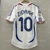 Retro Football Jersey Classic France National Team Style Beckham Zidane Neymar Messi Ronaldo Vintage Soccer Training Shirt