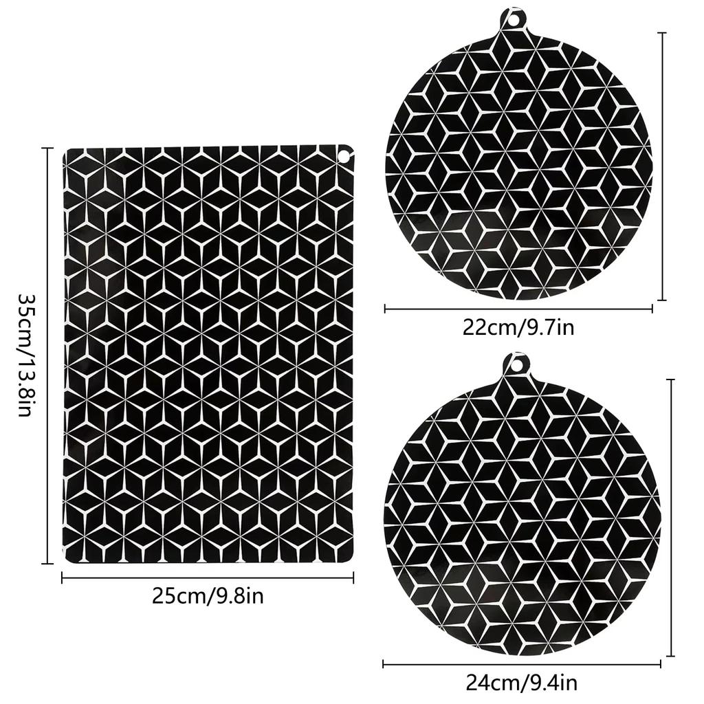 Induction Cooktop Protector Mats Reusable Stove Burner Covers Stove Top Liners Heat Resistant Stove Protectors Kitchen Washable