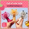 Pet Handheld Mini Fan - Portable Outdoor Mini Electric Fan with Rechargeable USB Charging Port. A Great Summer Gift with Extremely Long Battery Life.