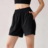 Lockere Outdoor-Laufshorts mit Taschen Elastischer Bund Leicht Atmungsaktiv Fünf Zoll Länge für Radfahren und Freizeit