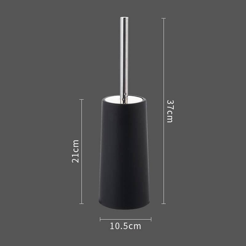 

Креативный ёршик для туалета в скандинавском стиле с держателем, щётка для унитаза, щётка для чистки ванной комнаты, аксессуары для ванной, бытовая чистка пола чёрный