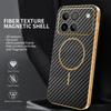 For Honor Win Win RT Win Turbo  electroplated carbon fiber magnetic fingerprint-resistant shockproof phone case