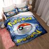 Bedding sets featuring various Pokémon card designs and sizes—including soft duvet covers and pillowcases—suitable for teenagers