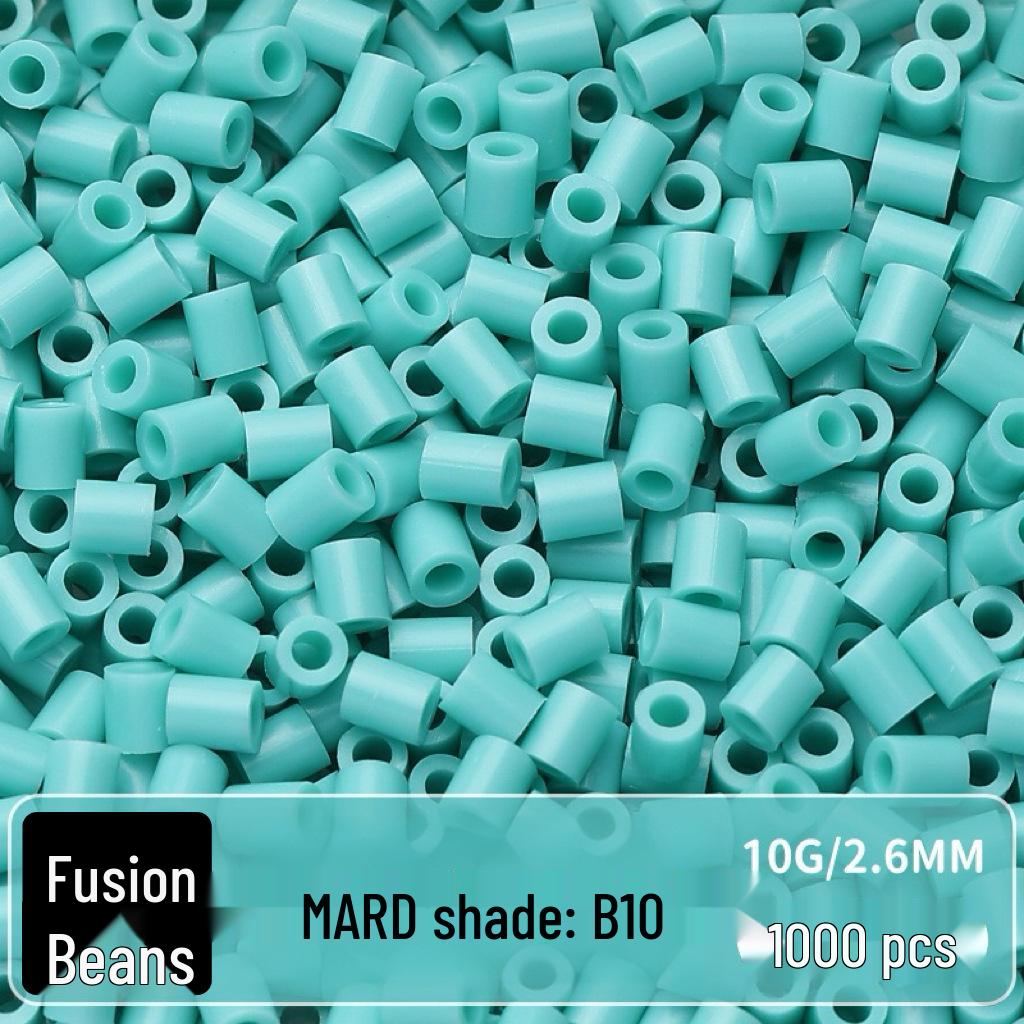 Confezione di Ricarica Perline Termofusibili da 264 Colori - 1000 Perline, 2,6 MM, Materiali per Puzzle 3D Fai da Te