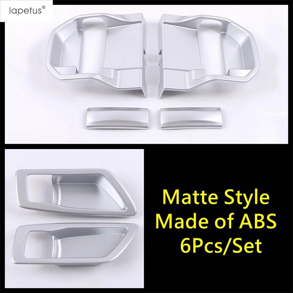 Car Inner Door Handle Bowl Panel Frame Decoration Cover Trim Carbon Fiber Style Accessories For Toyota Sienna XL40 - 2025