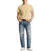 T-shirt Casual Girocollo Manica Corta Uomo Polo Ralph Lauren Colore Unico Ricamo Big Pony Beige Spiaggia MNPOTSH1N822176-250