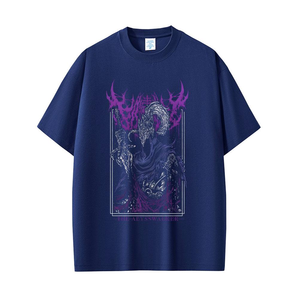 Game Dark Souls Artorias The Abysswalker Graphic Tshirt Men Women Vintage Gothic Rock Tshirts Mens Punk Oversized T Shirts