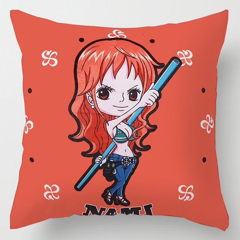 Anime Piece One Cartoon Cushion Cover Pillow Case Sofa Decorative Pillowcover