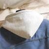 Herren Casual Kapuzenweste in Übergröße für Frühling/Herbst Jugend Einreihige Denim Workwear Jacke
