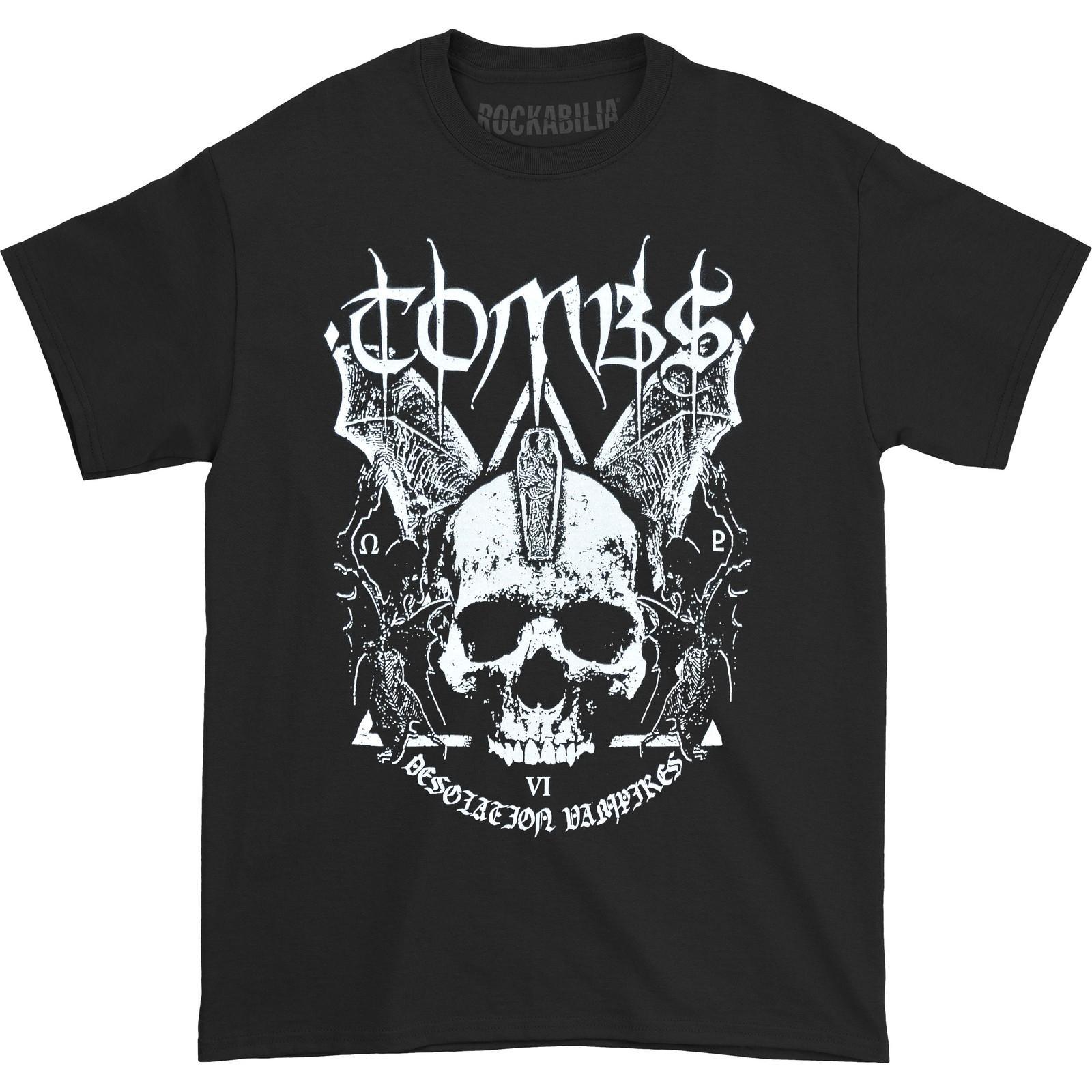 Men s Tombs Desolation Skull Tee T-shirt XX-Large Black XXXXL