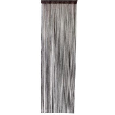 SunnyDayFabric String 85cm Wide X 270cm Room Free Cut Screen, Approx. Long, Brown, Divider,