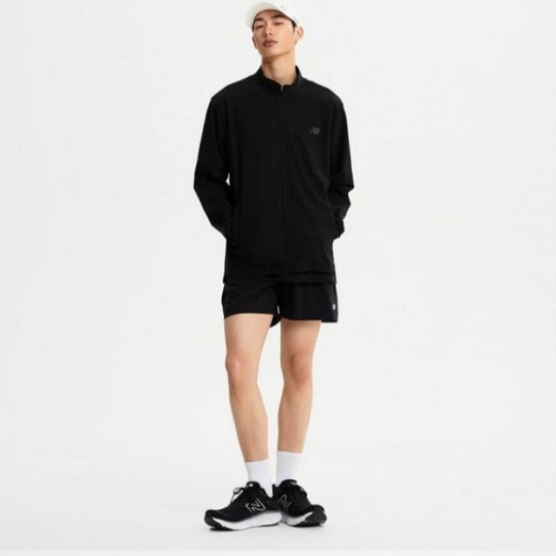 New Balance Jacket Rqk Nbmdfco113 19 Uni Tricot Stand Neck Zip Up