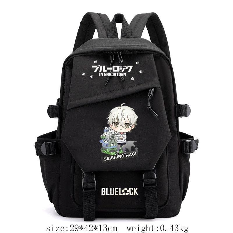 Anime peripheral blue prison ins schoolbag Japanese retro backpack junior high school high school backpack