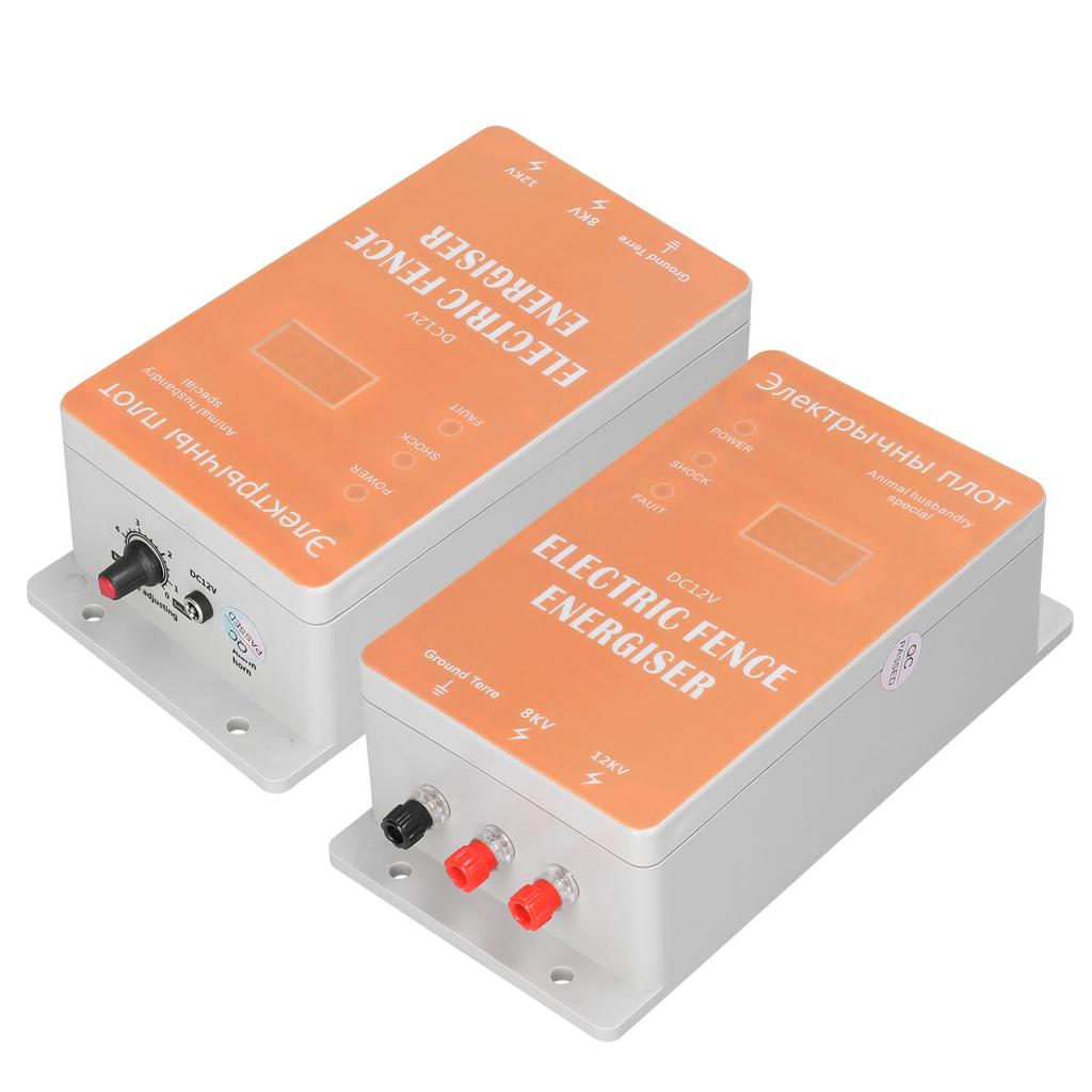 Elstängselaggregat Laddare Pulsstyrenhet Djur Fjäderfägård Elstängselaggregat Trädgårdsstängsel Energiförstärkare