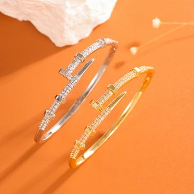 Qixi Valentine's Day Gift Girlfriend Circle Nail Bracelet Smart Fashion Luxury Premium Gift Bracelet