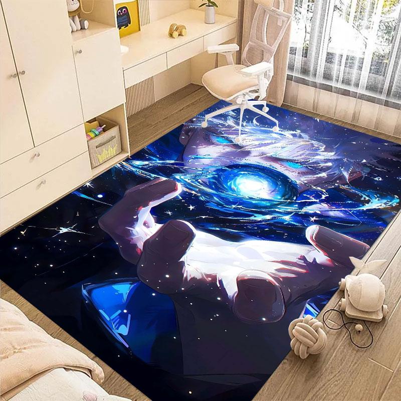 Jujutsu Kaisen Pattern Carpet - Outdoor Carpet, Anti-slip Kitchen, Home and Bedroom Decoration, Birthday Gift