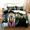 3D Print R-Rolling S-Stoness Logo Bedding Set Duvet Cover Bed Set Quilt Cover Pillowcase Comforter King Q-Queens Size Boys Adult