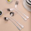 Stainless Steel Elbow Spoon Elderly Self-Feeding Curved Fork Angled Spoon Disabled Adults Patient Feeding Tableware Adaptive Utensils