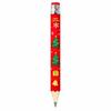 Wooden Big Pencil Christmas Pattern Christmas Giant Pencil Oversized Wooden Pencil  Photo Prop