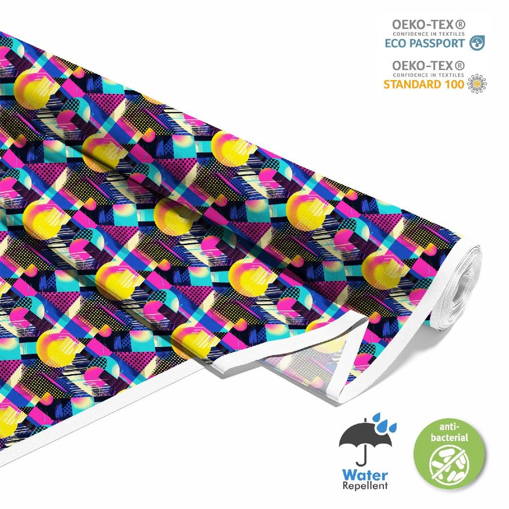 Outdoor Dekostoffe Oxford - Motiv Geometrisch I Dx3602