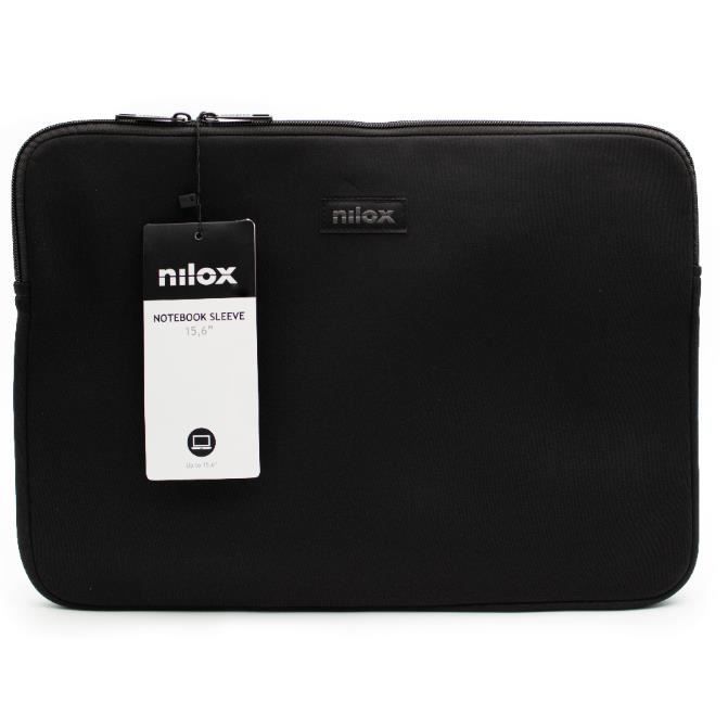 Housse d'ordinateur portable - NILOX - NXF1501 - 15.6 pouces - Néoprène - Noir