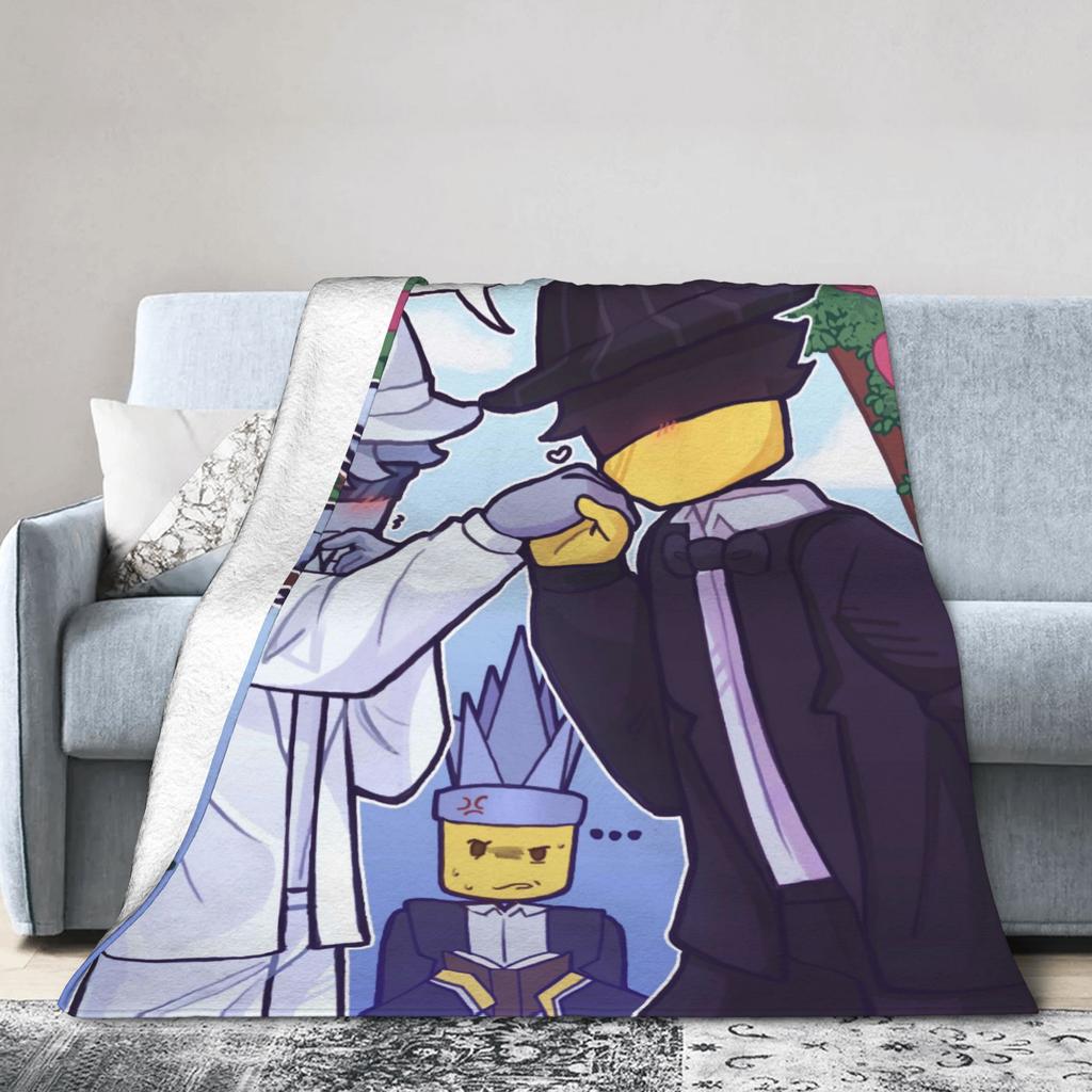 Azuretime & Timeazure Forsaken Blanket Warm Pattern Plush Throw Blanket For Kids Living Room Flannel Bedspread Bed Cover