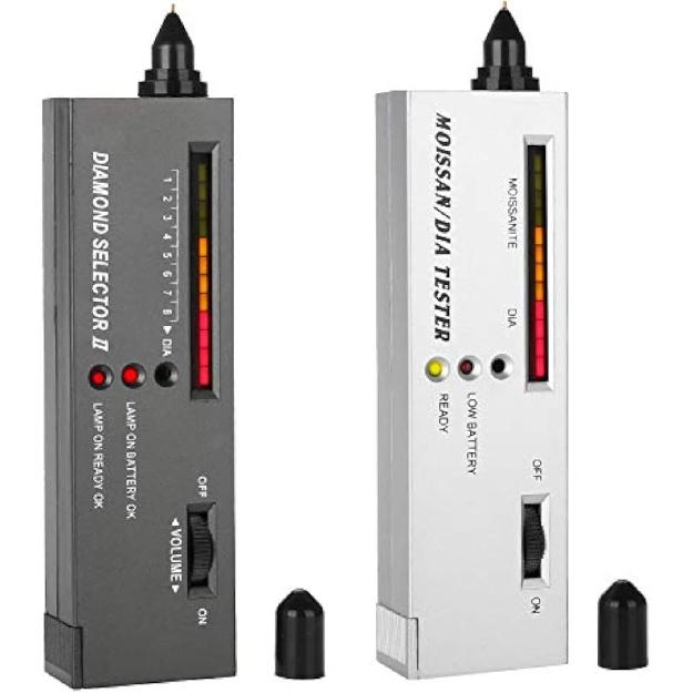 Professional Jeweler Selector Portable LED Audio Selector II with Moissanite Tester, 2 Manuals, 2 Trays