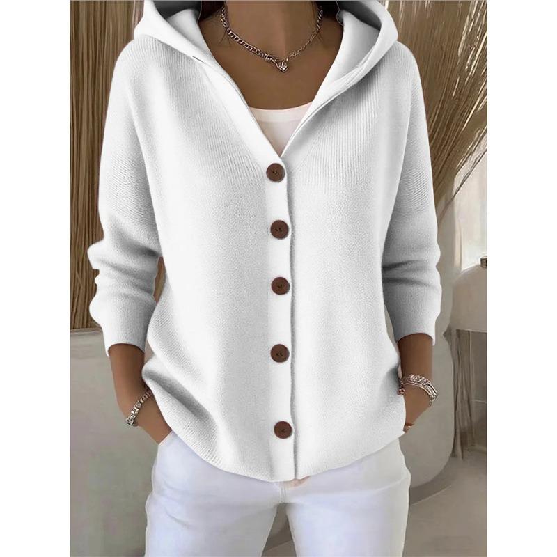 MGHR Women's Vintage Casual Solid Color Print Autumn Winter Long Sleeve Jackets & Coats