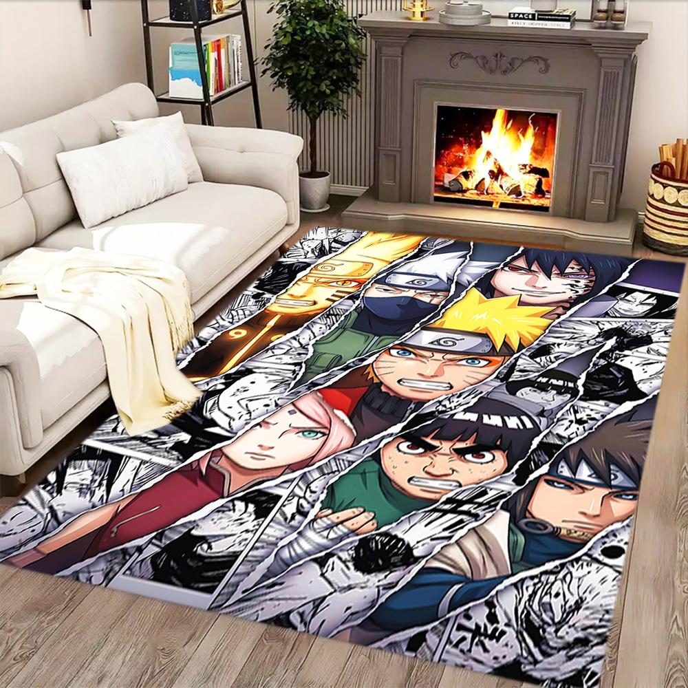 Naruto's Fire Mode for Living Room, Bedroom Rug, Study Room, Hallway Decoration, Perfect for Home Decoration or Holiday Gifts