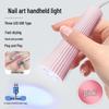 Compact Handheld Nail Lamp: Quick-Drying UV Phototherapy, No Hand Darkening