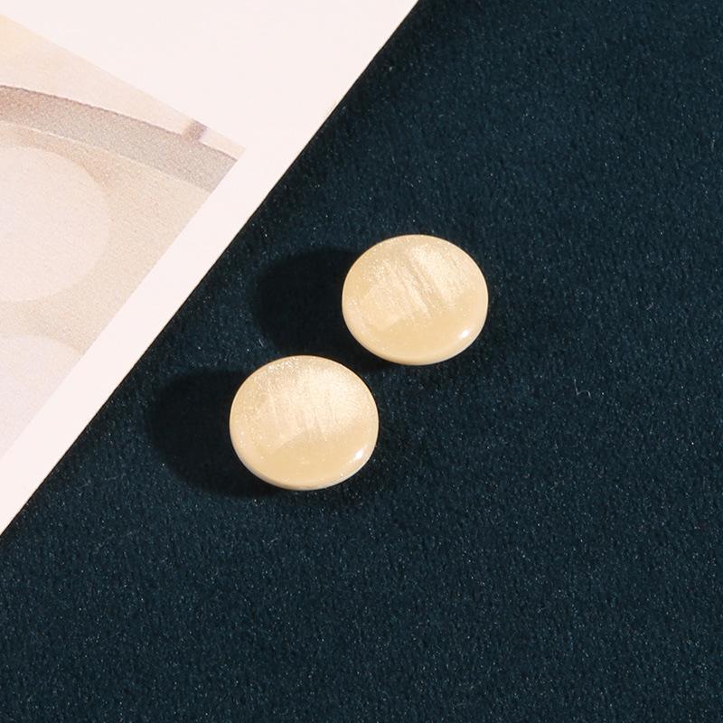 Harz Perlmutt Hemdknöpfe Damenbekleidung Oberteil Hemd Strickjacke Chiffonhemd Exquisite High-End Knöpfe Runde Knöpfe