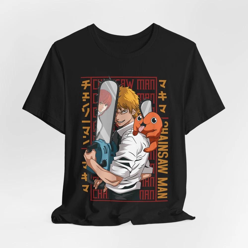 Anime-Inspired Unisex Tee, Casual Wear, Geek Fashion, Gift for Fans, [...] L