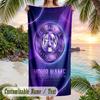 Beach Towel Austria Wien FC Print Custom Name Text Soft Towel for Swimming Pool