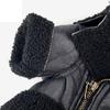 Thickened Dog Leather Jacket Coat Windproof Dog Fur Jackets Winter Pet Clothes  Photograph