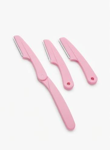 Eyebrow Razor Pack of 3 Foldable Eyebrow Facial Hair Removal, Shaper, and Trimmer