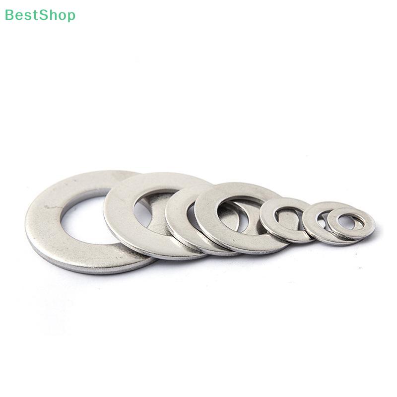180 Stück Schraubenscheiben, Metall-Flachscheiben-Sortiment, M2 M2.5 M3 M4 M5 M6 M8 M10 M12 Flachring-Dichtungsringe