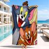 Cat And mouse Romance Beach Towel, Super Soft Microfiber, Perfect Gift for Her/Him, Birthday, for Pool, Beach, Travel, Decor Beach Party