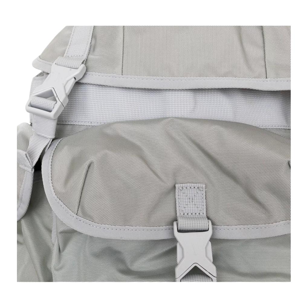 Nike Classic Logo Flap Design Nylon Backpack Unisex Backpack Light-Gray BA4591-077