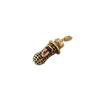 Creative Peanut Key Ring Bead Lanyard Pendant Peanut Key Chain Ornament Brass Pendant DIY Accessory